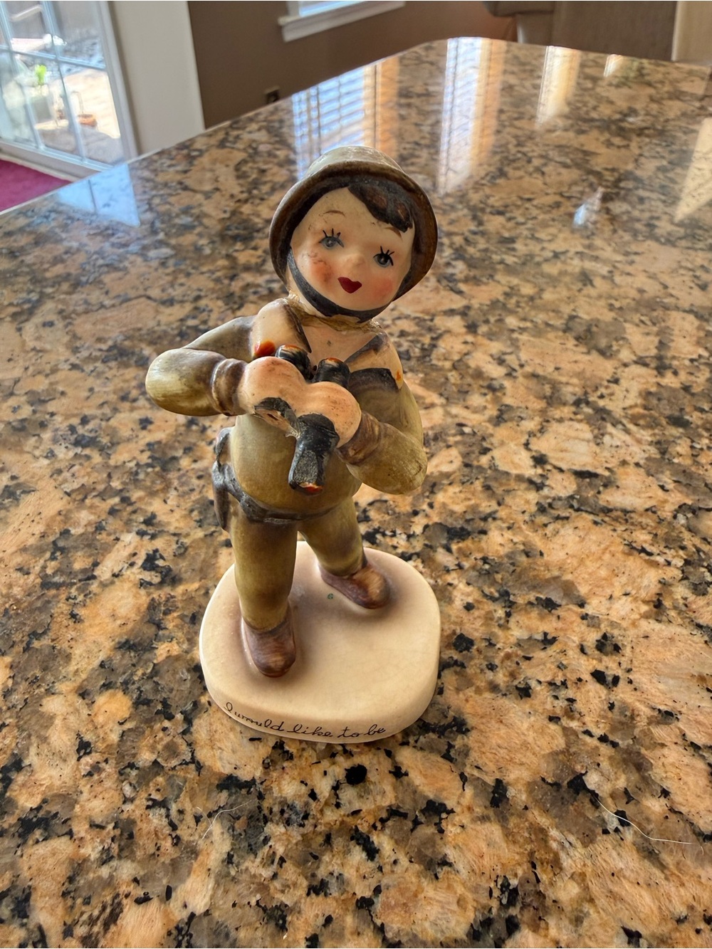 Geo. Z. Lefton Porcelain Vintage 1957 Young Pilot Figurine